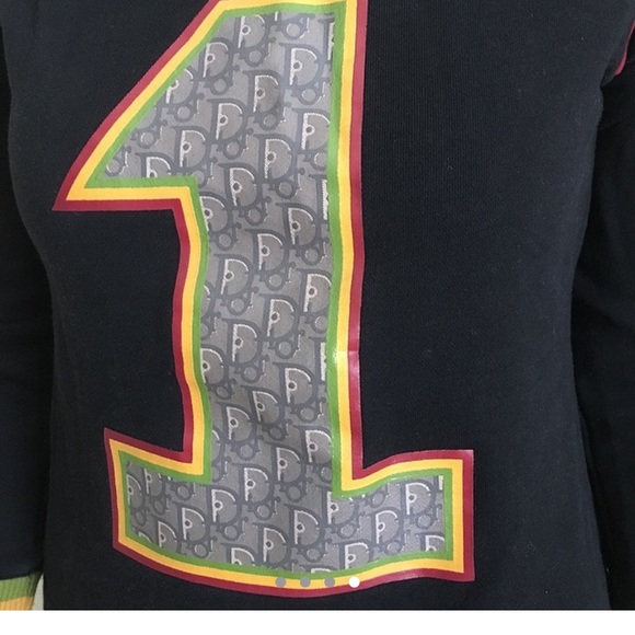 Christian Dior V neck sweater with Monogrom, Small - Picture 2 of 3